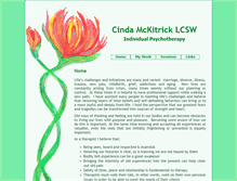 Tablet Screenshot of cindamckitrick.com